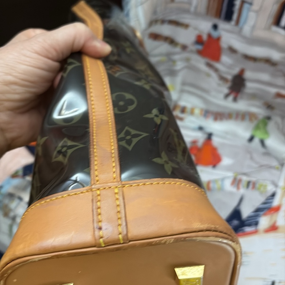 Louis Vuitton Transparent Monogram Tote with Brown Accents- used - Picture 12 of 12